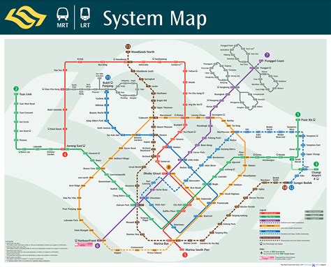 地鐵鐵路圖|MRT Map Singapore